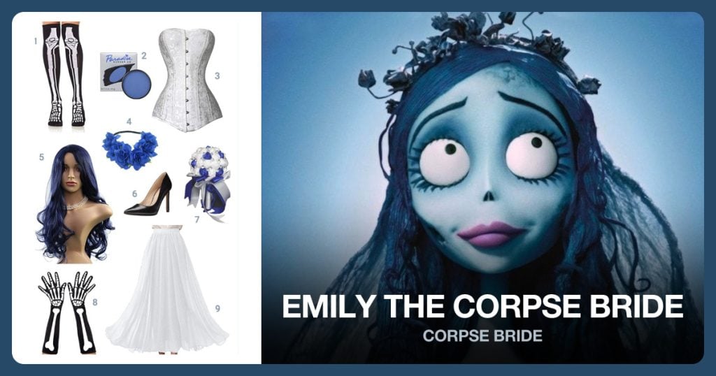 Emily The Corpse Bride Costume