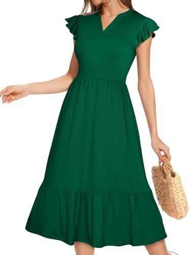 Dark Green Dress