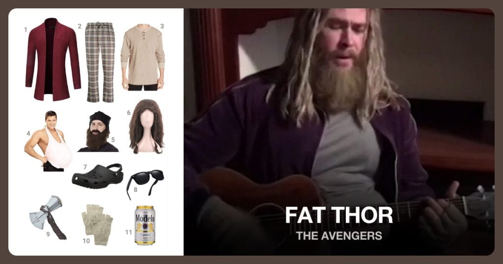 Fat Thor Costume Guide outfit and accessories