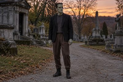 Tailored Graveyard Monster costume outfit