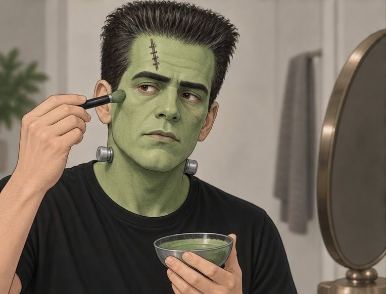 Apply the simple monster face