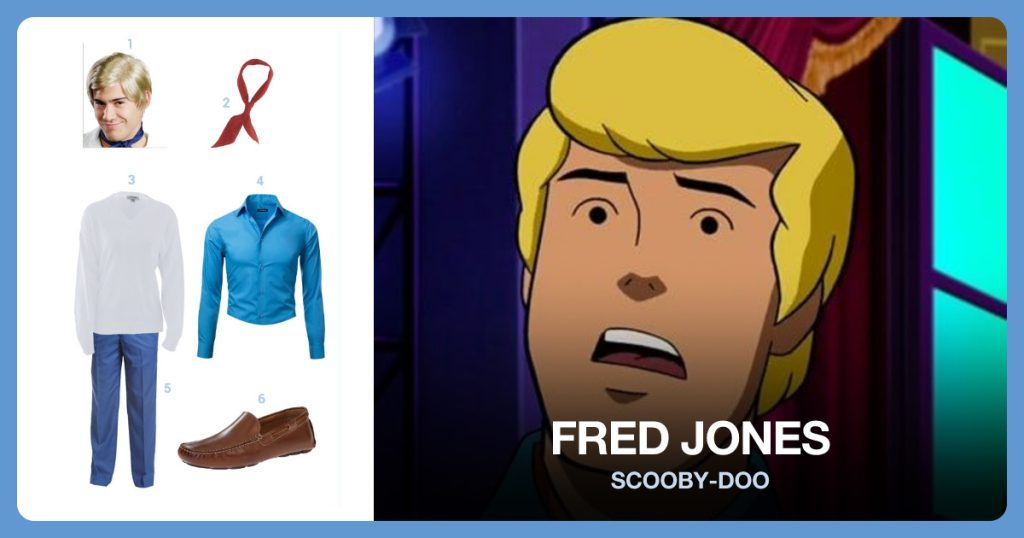 Fred Jones costume clothing and accessories