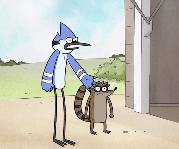 Mordecai and Rigby from Regular Show