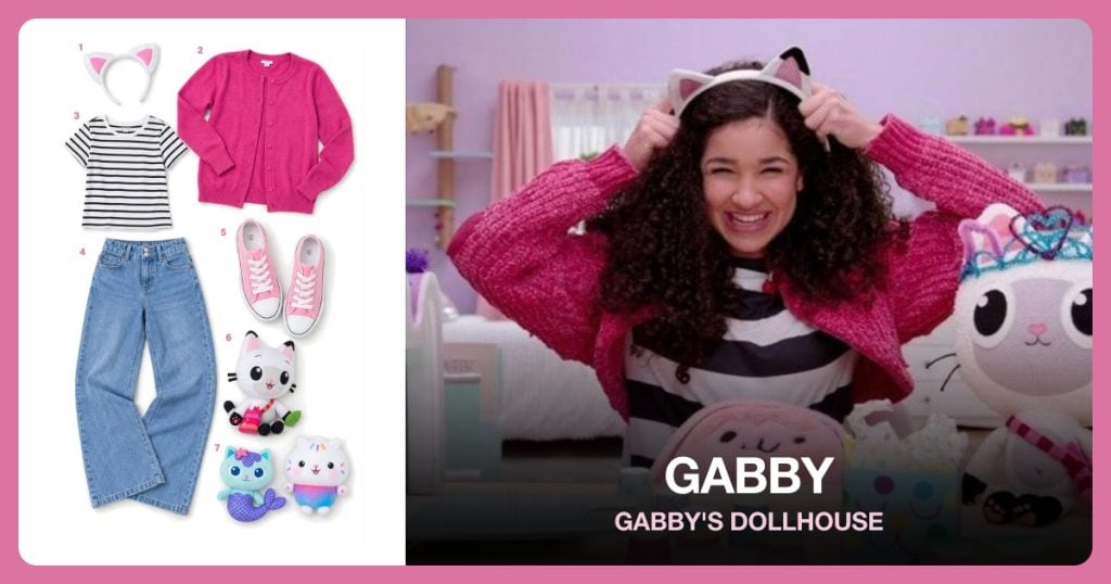 Gabby costume clothing and accessories