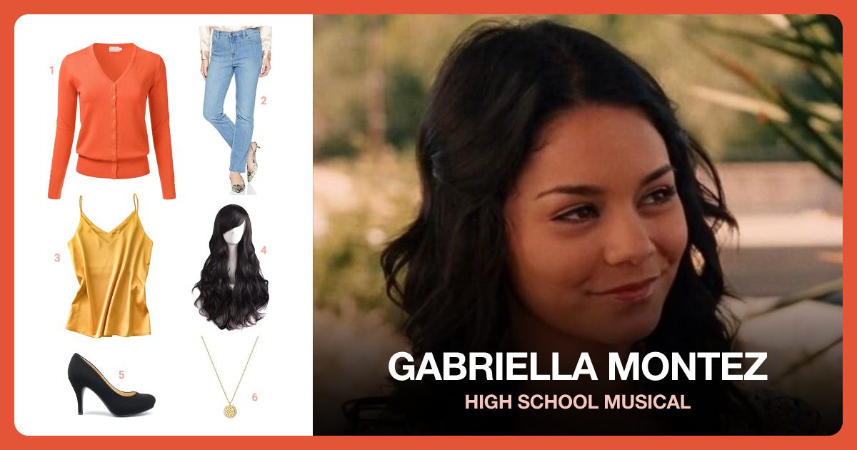 Dress Like Gabriella Montez costume kit