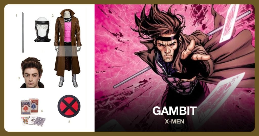 Gambit Costume