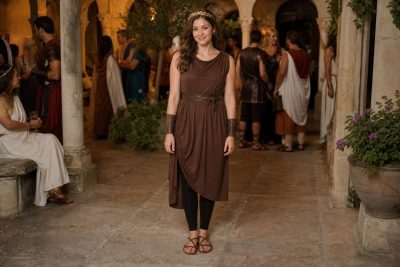 Draped Gladiator costume outfit