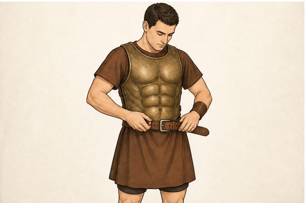 Fasten brown belt