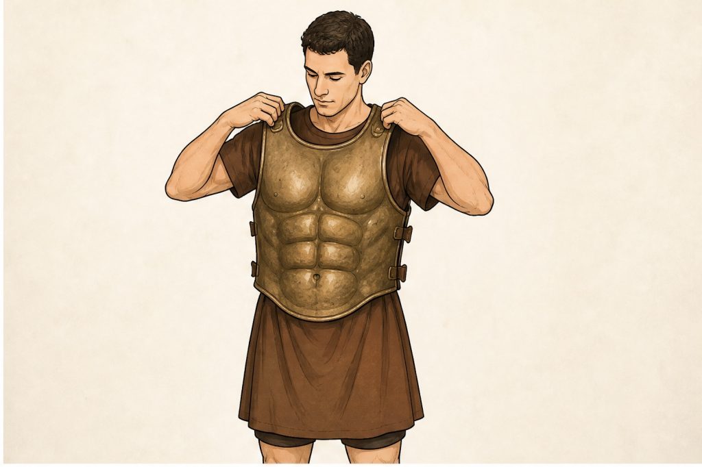 Fit lightweight costume chest armor
