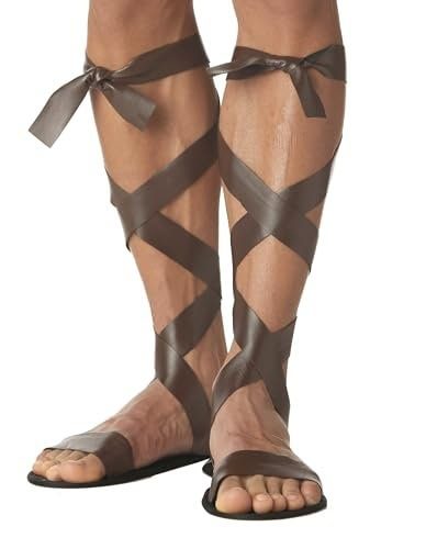 Brown Roman Sandals