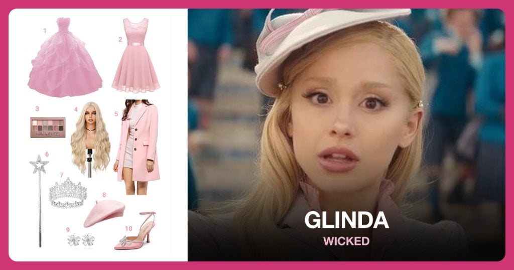 Glinda costume clothing and accessories