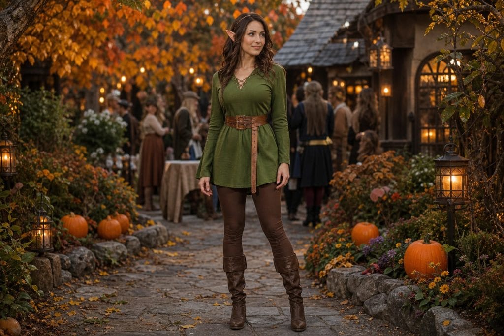 Green Tunic Goblin costume outfit