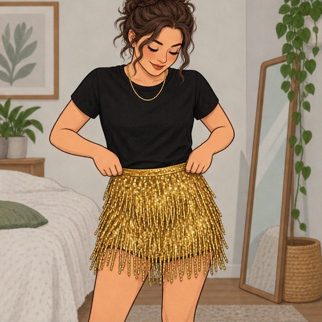 gold digger dress Costume Guide c