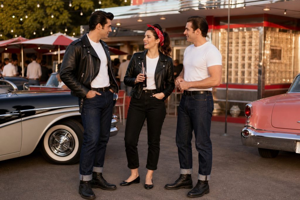 Greaser costume group