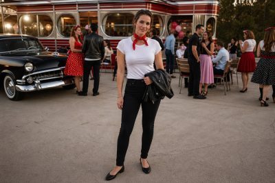 Casual Greaser costume outfit