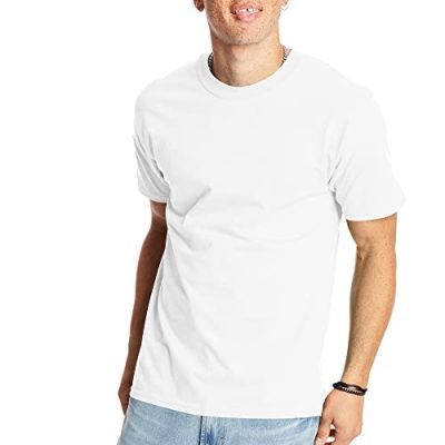 Men’s White Crewneck T-Shirt