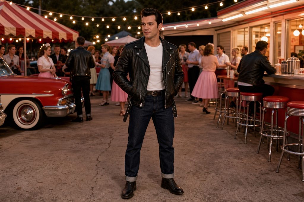 Classic Greaser costume outfit