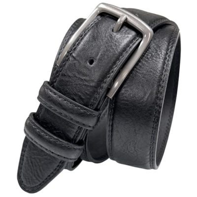 Men’s Black Faux Leather Belt