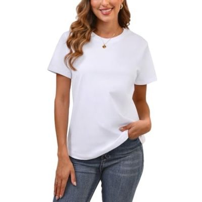 Women’s White Cotton T-Shirt
