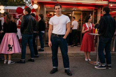 White Tee Greaser costume outfit