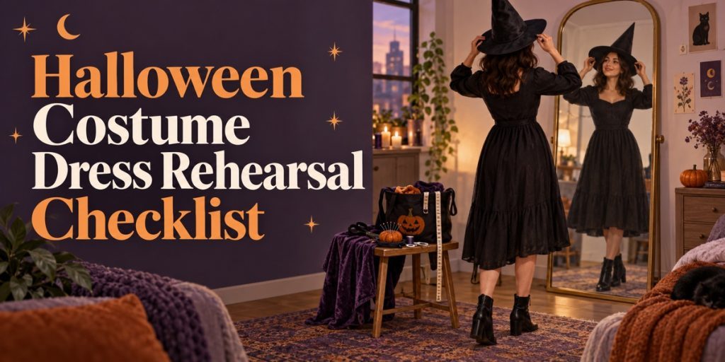Halloween Costume Dress Rehearsal Checklist