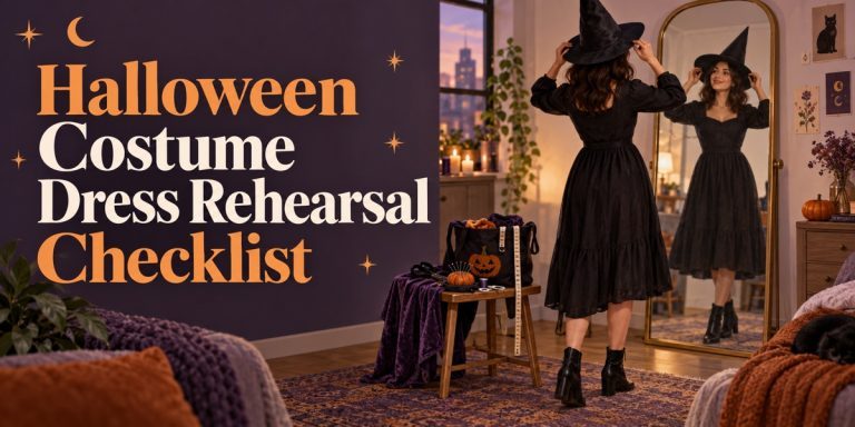 Halloween Costume Dress Rehearsal Checklist