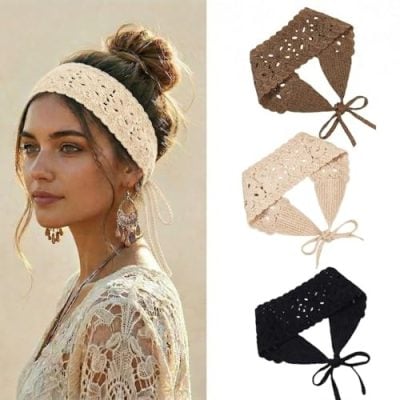 Woven Headbands, 3-Pack