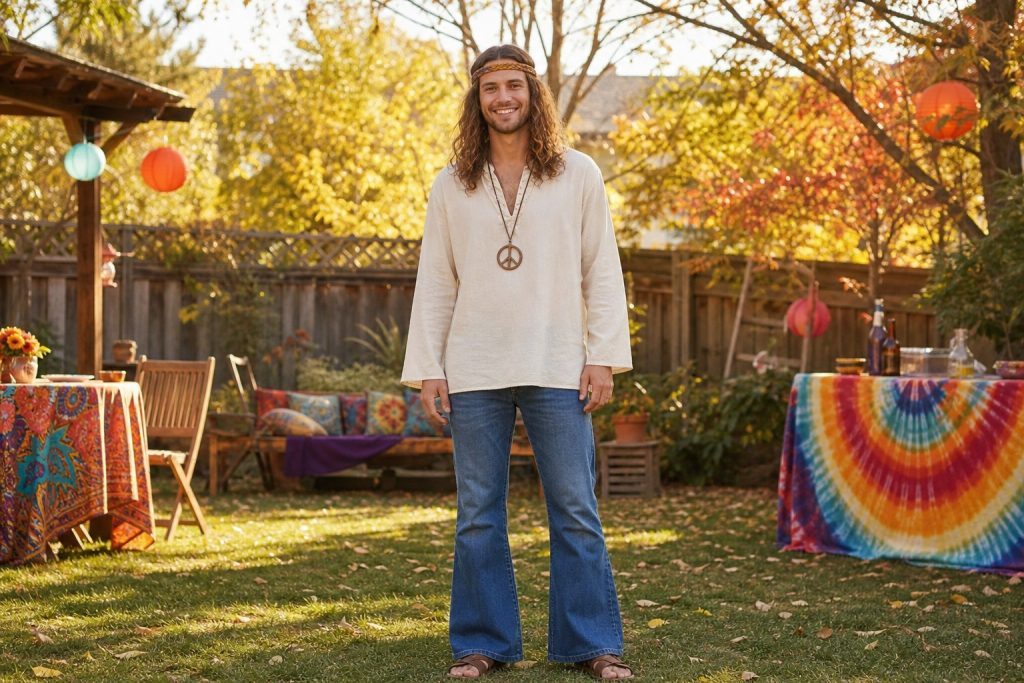 Peasant Shirt Hippie costume outfit