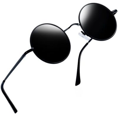 Round Black Sunglasses