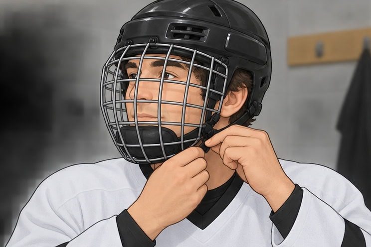 Fit the helmet or mask