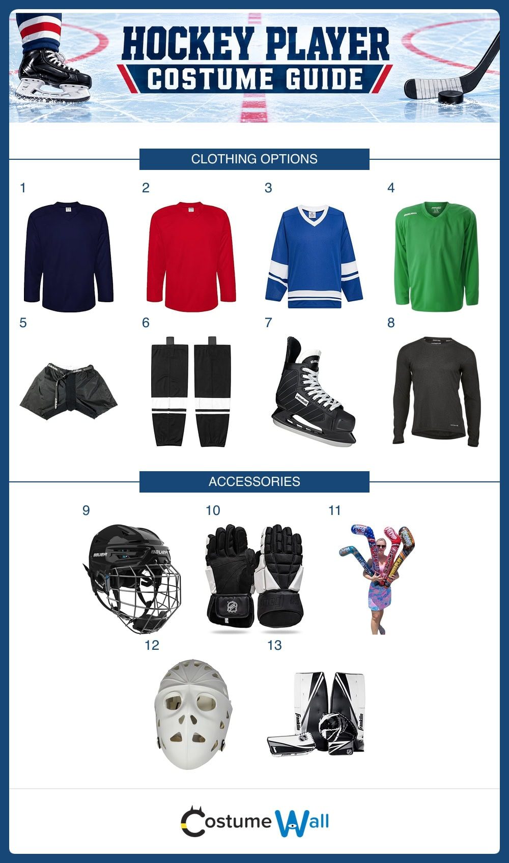 Hockey Player Costume Guide