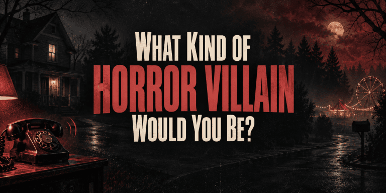 What Kind of Horror Villain Would You Be? — horror quiz cover