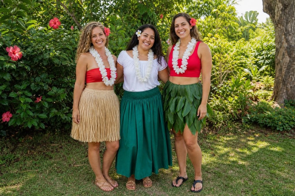 Hula Dancer costume group