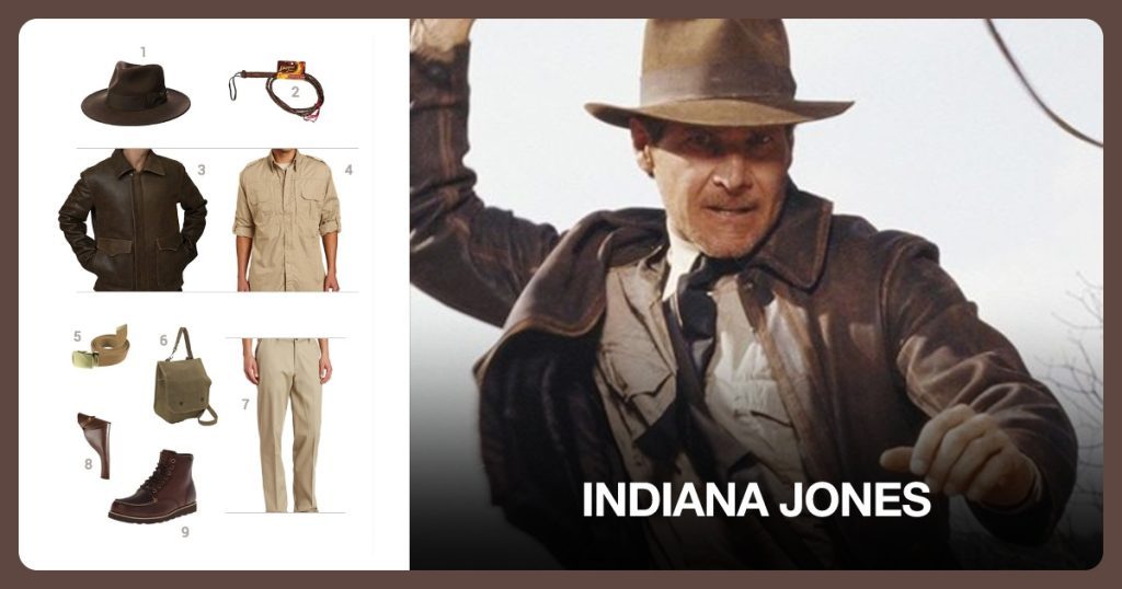 Indiana Jones costume clothing and accessories