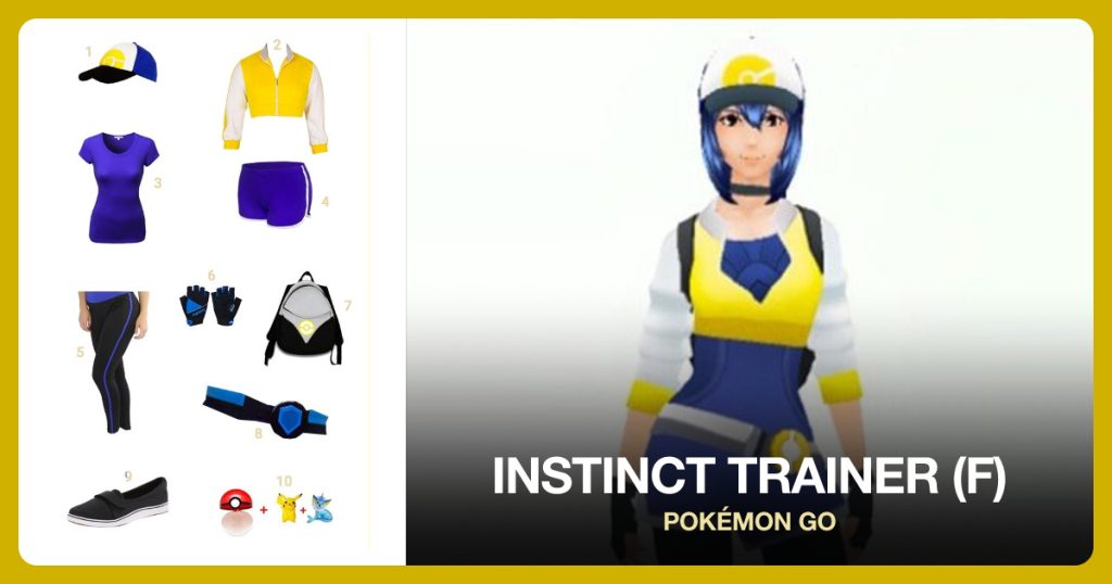 Pokemon Go PokeBall Baseball Hat, Pokemon Go Trainer Yellow Hoodie and Lightweight Basic Crewneck Tee beside Instinct Trainer (F)