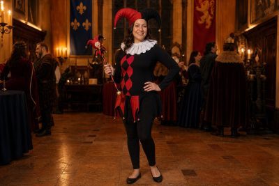 Easy Black-Base Jester costume outfit