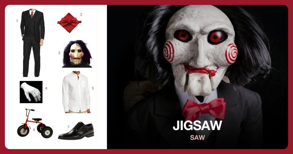 Billy the Puppet costume clothing and accessories