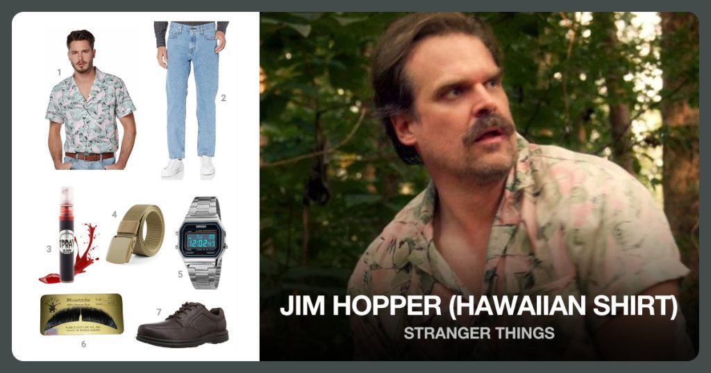 Jim Hopper (Hawaiian Shirt) Costume