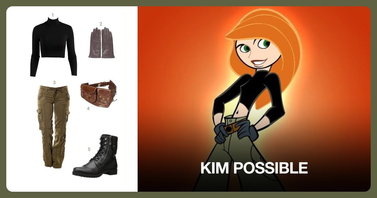 Kim Possible costume outfit and accessories