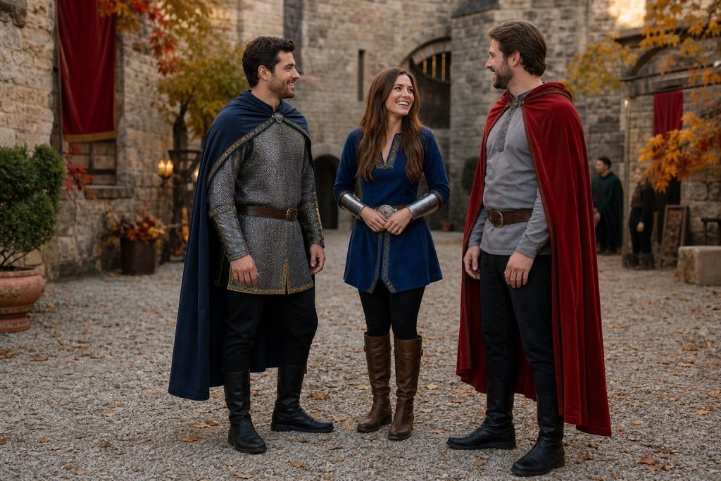 Knight costume group