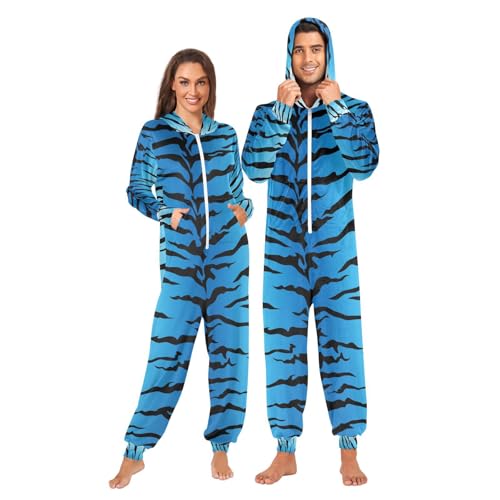 Derpy-Inspired Blue Tiger Onesie costume set