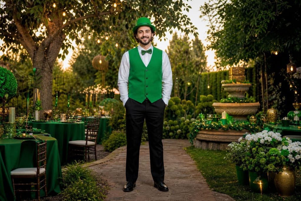 Waistcoat Leprechaun costume outfit