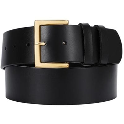 Gold-Buckle Black Belt