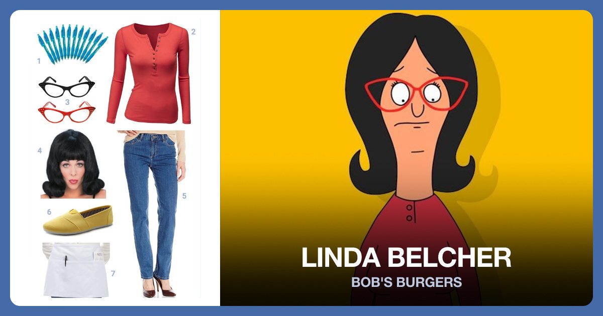 Dress Like Linda Belcher costume kit