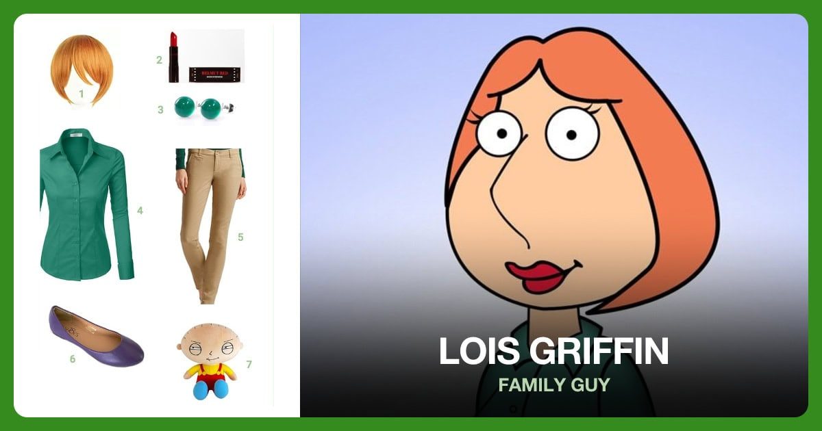 Dress Like Lois Griffin costume kit