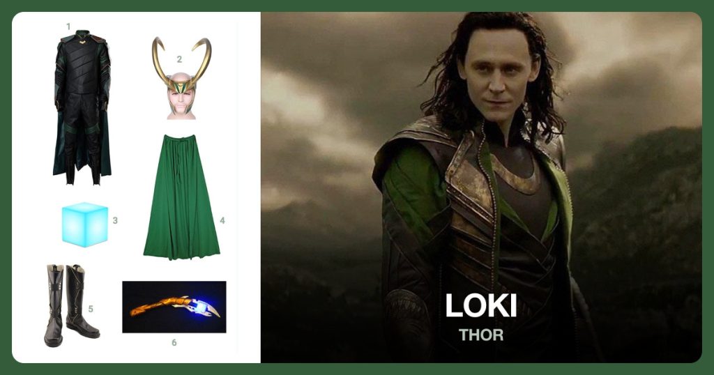 Loki Costume Guide outfit and accessories