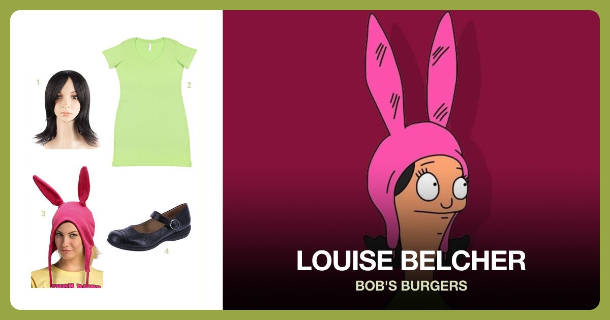 Louise Belcher costume outfit and accessories