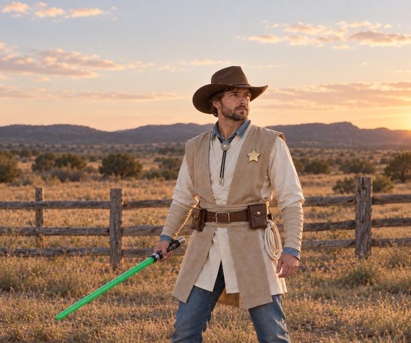 Luke Skywalker Texas Ranger Costume