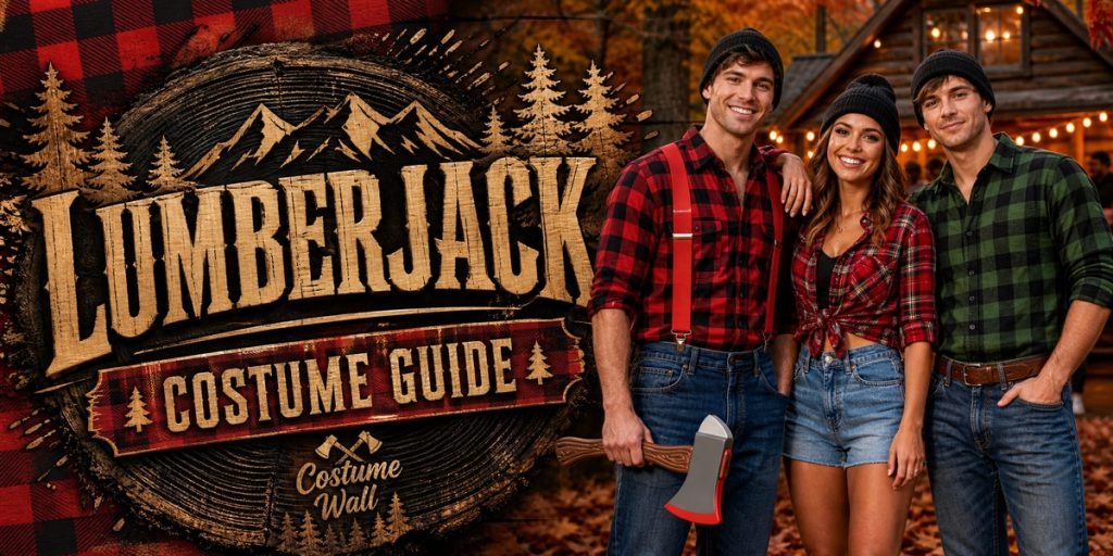 Men’s Buffalo Plaid Flannel, Women’s Buffalo Plaid Flannel and Men’s Green Buffalo Flannel beside Lumberjack