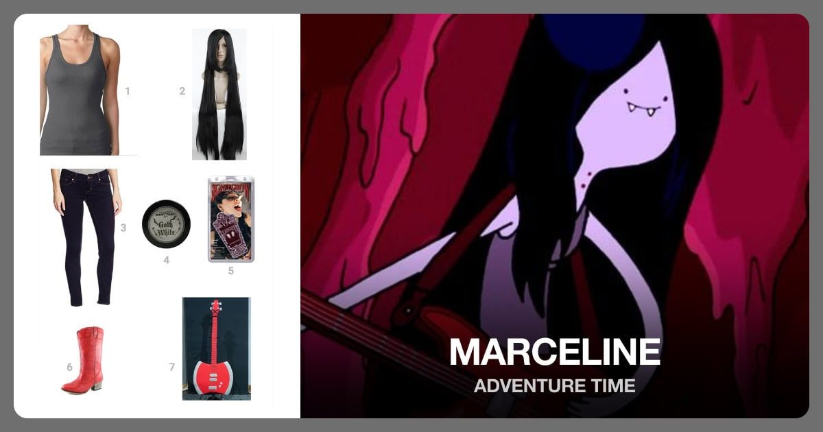 Marceline costume outfit and accessories